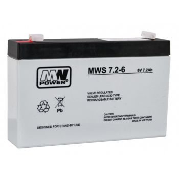 Akumulator żelowy 6V/7,2Ah Część zapasowa do pojazdów elektrycznych dla dzieci